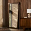 Harda Brown Acacia Wood Frame Floor Mirror 74" -Famous Furniture Shop 232009 001 ESS 1 90664.1690918614