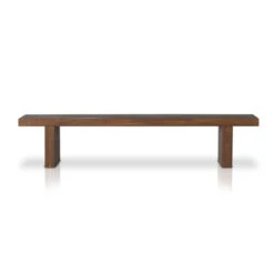 Encino Reclaimed Teak Wood Outdoor Dining Bench 92" -Famous Furniture Shop 232338 003 FRT 1 73942.1680104896