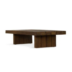 Encino Reclaimed Teak Wood Outdoor Coffee Table 60" -Famous Furniture Shop 232341 003 DET 1 1 03764.1680106015
