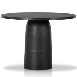 Basil Aged Grey Outdoor Dining Table 42"