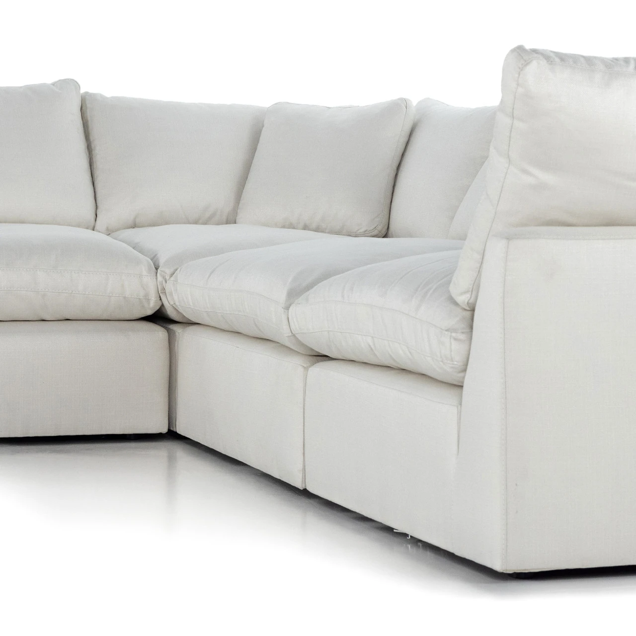Stevie Anders Ivory 5-Piece Sectional 6 Stevie Anders Ivory 5-Piece Sectional - Image 4