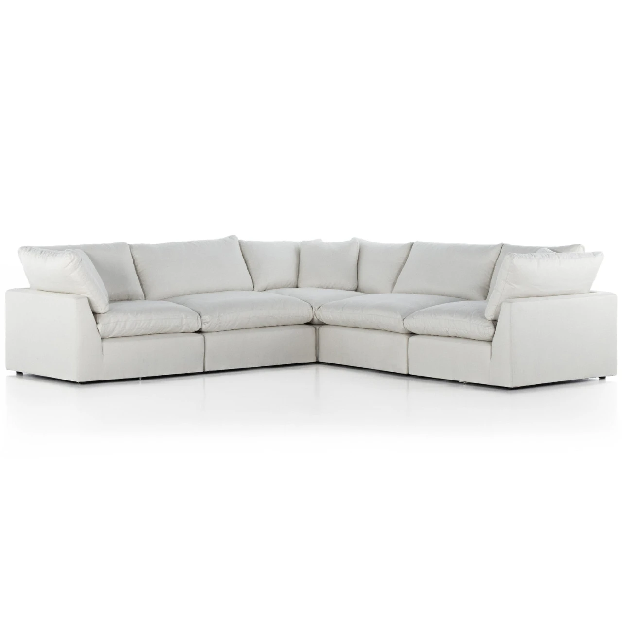 Stevie Anders Ivory 5-Piece Sectional 3 Stevie Anders Ivory 5-Piece Sectional