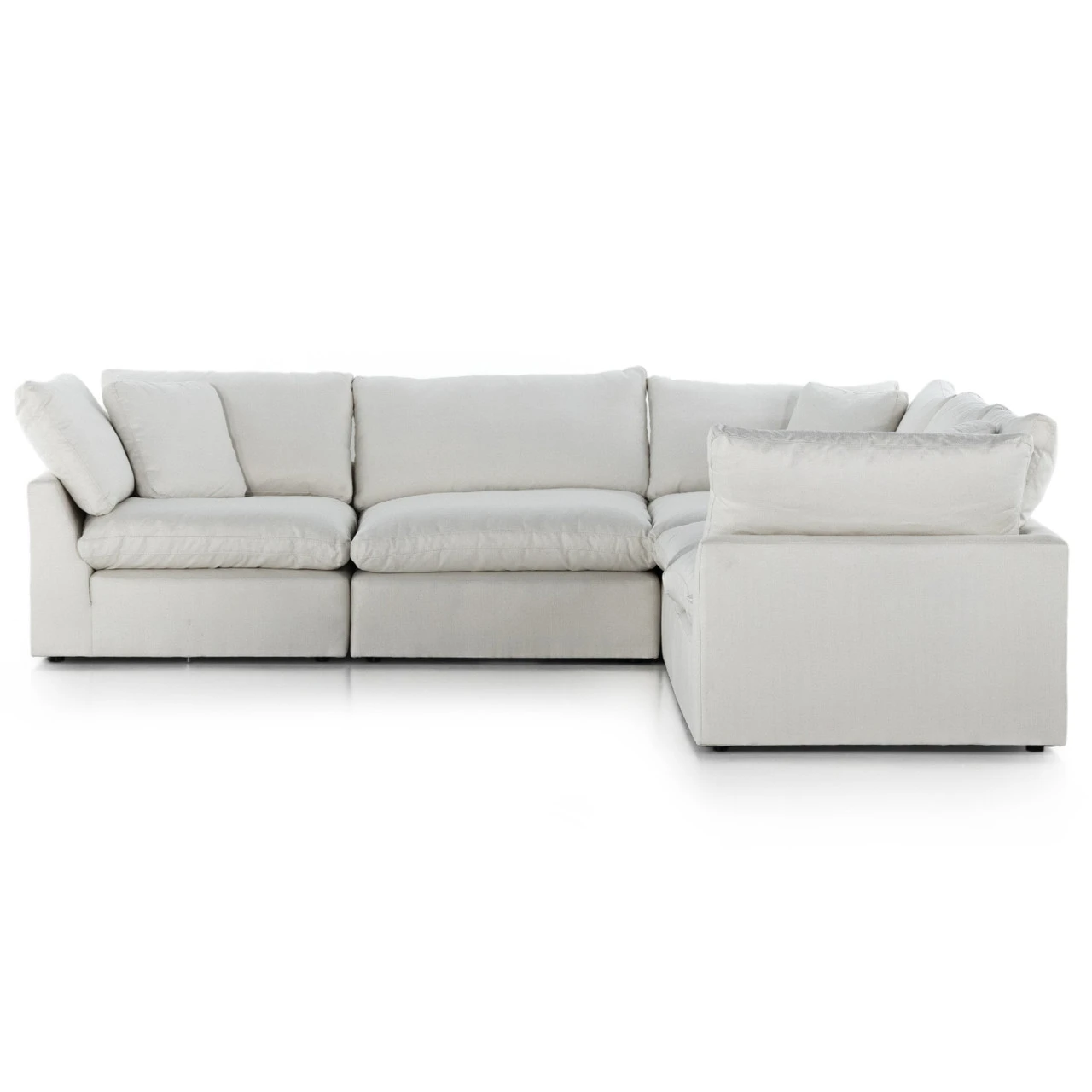 Stevie Anders Ivory 5-Piece Sectional 4 Stevie Anders Ivory 5-Piece Sectional - Image 2