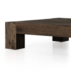 Abaso Rustic Ebony Oak 55" Large Square Coffee Table -Famous Furniture Shop 232775 002 DET 6 53717.1684346899