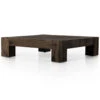 Abaso Rustic Ebony Oak 55" Large Square Coffee Table 1 Abaso Rustic Ebony Oak 55" Large Square Coffee Table -Famous Furniture Shop 232775 002 PRM 1 26509.1684346894
