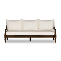 Alameda Brown Teak Wood Outdoor Sofa 86" -Famous Furniture Shop 233361 001 FRT 1 47095.1680118438