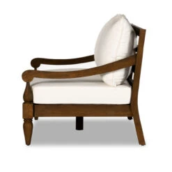 Alameda Brown Teak Wood Outdoor Sofa 86" -Famous Furniture Shop 233361 001 SID 1 83473.1680118440