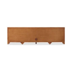 Gaines Aged Light Pine Media Console 92" -Famous Furniture Shop 233546 002 BCK 1 35872.1686856718