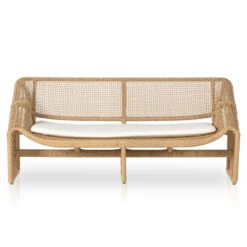 Selma Woven Wicker Outdoor Sofa 63" -Famous Furniture Shop 233633 002 FRT 1 59714.1686603859