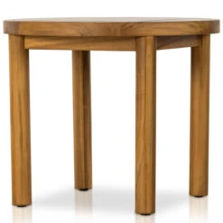 Messina Natural Teak Outdoor End Table -Famous Furniture Shop 233668 002 DET 1 08578.1673665089