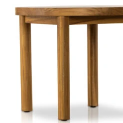 Messina Natural Teak Outdoor End Table -Famous Furniture Shop 233668 002 DET 4 40002.1673665093
