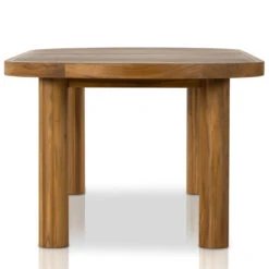 Messina Natural Teak Outdoor End Table -Famous Furniture Shop 233668 002 FRT 1 80482.1673665102