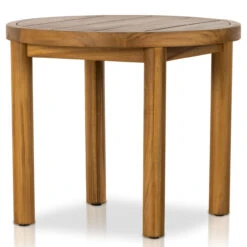 Messina Natural Teak Outdoor End Table