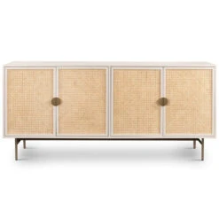 Luella Matte Alabaster Sideboard -Famous Furniture Shop 234091 001 FRT 1 75439.1698528840