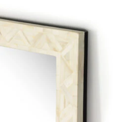 Loredo White Bone Floor Mirror 72" -Famous Furniture Shop 234205 001 DET 1 91146.1690915204