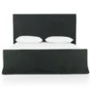 Daphne Black Belgian Linen Slipcovered Queen Bed 2 Daphne Black Belgian Linen Slipcovered Queen Bed -Famous Furniture Shop 234702 008 FRT 1 30488.1690560652