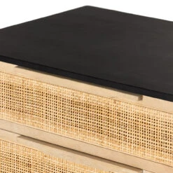 Sydney Black Wash Mango Woven Cane Large Nightstands -Famous Furniture Shop 234927 002 DET 4 85949.1712326096