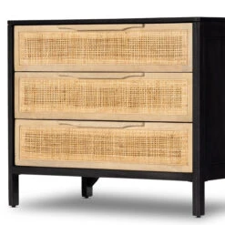 Sydney Black Wash Mango Woven Cane Large Nightstands -Famous Furniture Shop 234927 002 DET 5 74164.1712326096