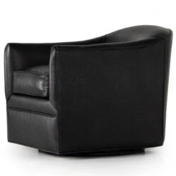 Quinton Arvada Black Leather Swivel Chair -Famous Furniture Shop 234930 003 DET 1 82419.1671930512