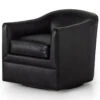 Quinton Arvada Black Leather Swivel Chair 1 Quinton Arvada Black Leather Swivel Chair -Famous Furniture Shop 234930 003 PRM 1 67572.1671930518