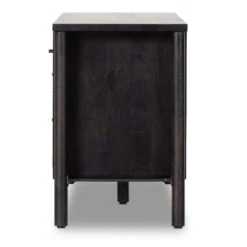 Veta Black Woven Cane Media Console 82" -Famous Furniture Shop 235849 002 SID 1 74917.1684419257