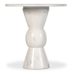 Fox White Marble Round End Table -Famous Furniture Shop 237793 001 DET 4 46722.1683622291