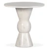 Fox White Marble Round End Table 1 Fox White Marble Round End Table -Famous Furniture Shop 237793 001 PRM 1 10314.1683622285