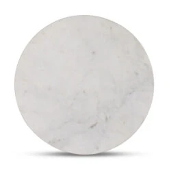 Fox White Marble Round End Table -Famous Furniture Shop 237793 001 TOP 1 53077.1683622289
