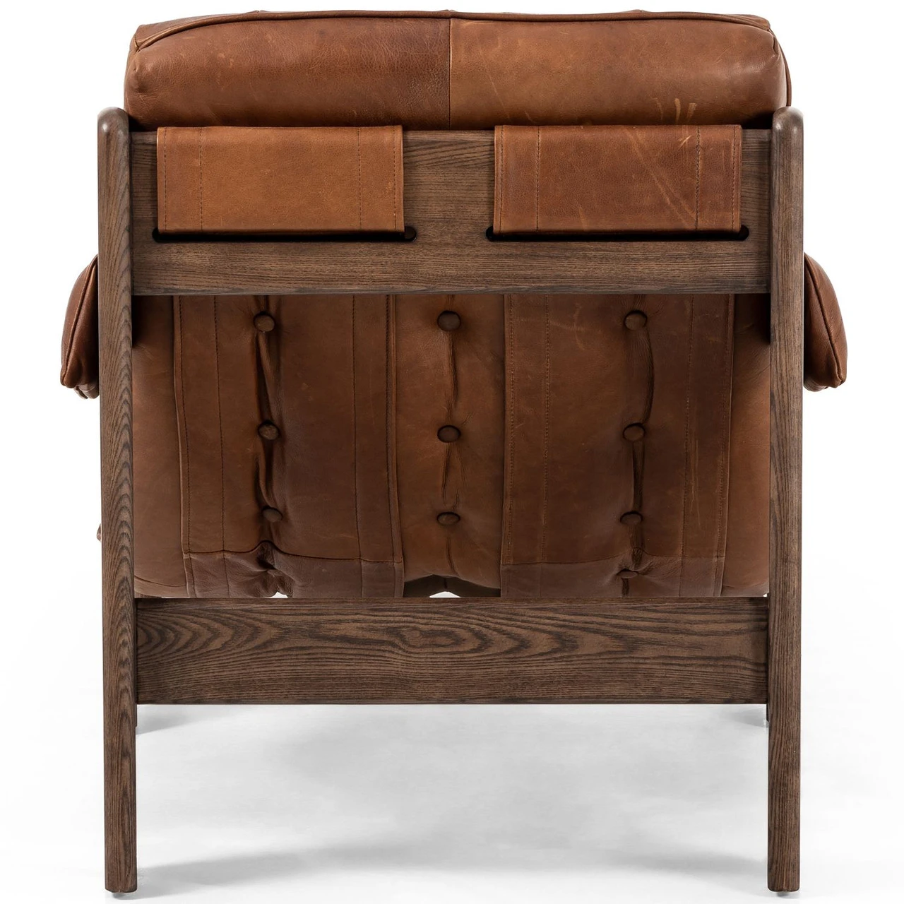 Halston Heirloom Sienna Leather Chair With Ottoman 7 Halston Heirloom Sienna Leather Chair With Ottoman - Image 5