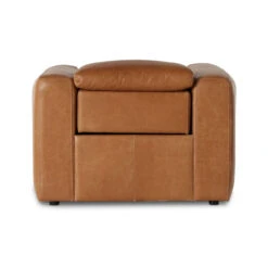 Radley Butterscotch Leather Power Recliner Chair -Famous Furniture Shop 237938 002 BCK 1 96121.1682378114