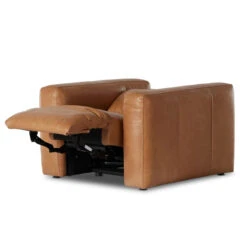 Radley Butterscotch Leather Power Recliner Chair -Famous Furniture Shop 237938 002 DET 3 58910.1682378110