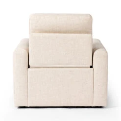 Tillery Beige Linen Upholstered Power Recliner Chair -Famous Furniture Shop 237939 001 BCK 1 37148.1682535032
