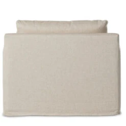 Hampton Oatmeal Upholstered Slipcover Chair And Half -Famous Furniture Shop 237991 001 BCK 1 98271.1682714997