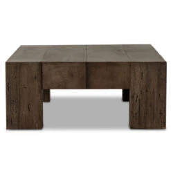 Abaso Rustic Ebony Oak 70" Rectangular Coffee Table -Famous Furniture Shop 238571 002 SID 1 23725.1684415357