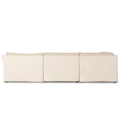 Delray Oatmeal Upholstered 5-PC Slipcover Corner Sectional -Famous Furniture Shop 238958 001 BCK 1 01790.1682983691