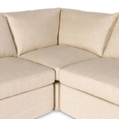 Delray Oatmeal Upholstered 5-PC Slipcover Corner Sectional -Famous Furniture Shop 238958 001 DET 5 67746.1682983694