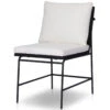 Crete Black Finish Outdoor Dining Chair