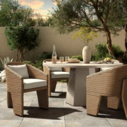 Fae Vintage Natural Woven Outdoor Dining Chair -Famous Furniture Shop 239139 002 ESS 1 64361.1710334583