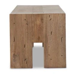 Abaso Rustic Oak Large Dining Bench 90" -Famous Furniture Shop 239398 001 SID 1 24418.1684416618