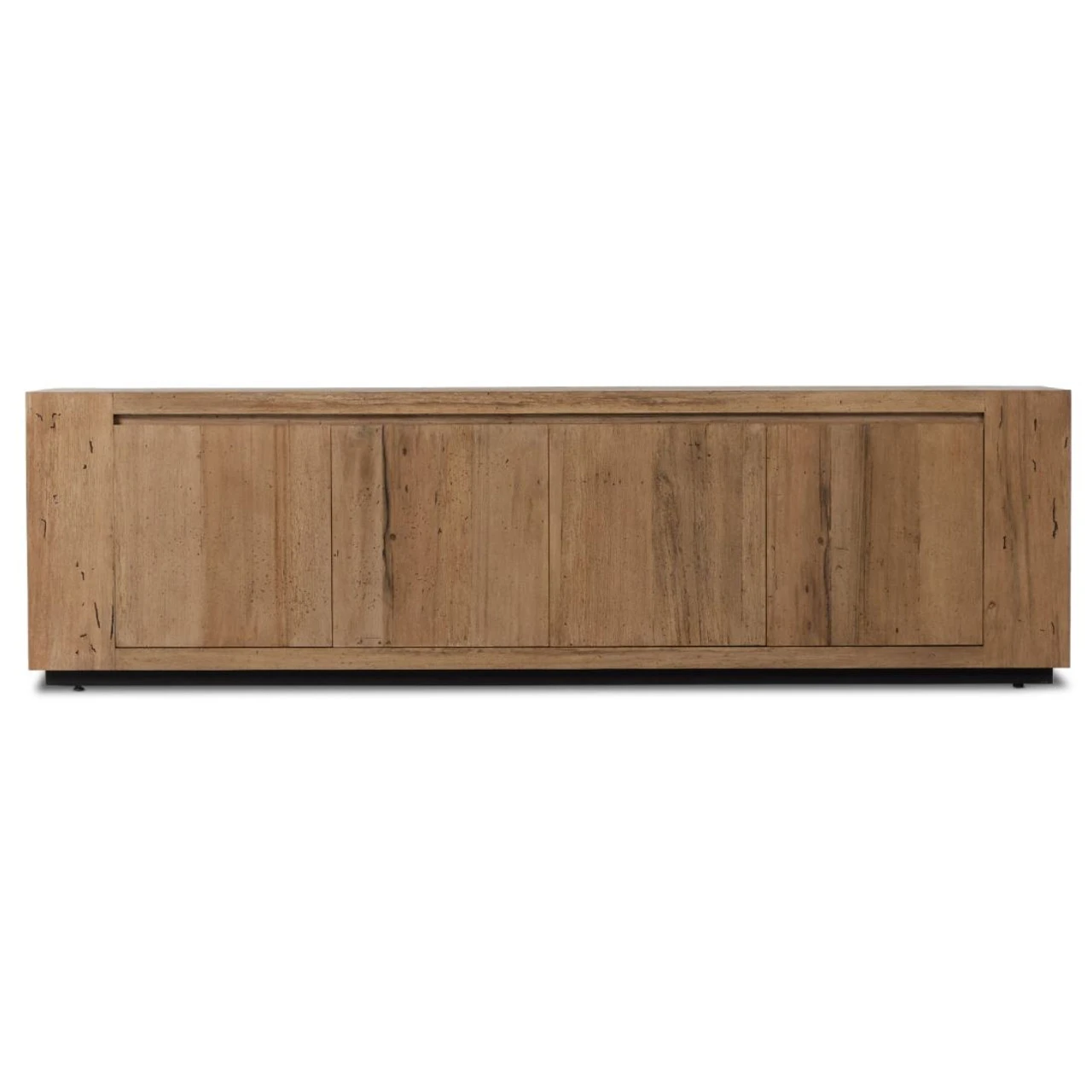 Abaso Rustic Oak 4-Door Media Console 94" 5 Abaso Rustic Oak 4-Door Media Console 94" - Image 3