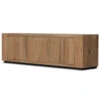 Abaso Rustic Oak 4-Door Media Console 94" -Famous Furniture Shop 239400 001 PRM 1 24704.1683228931