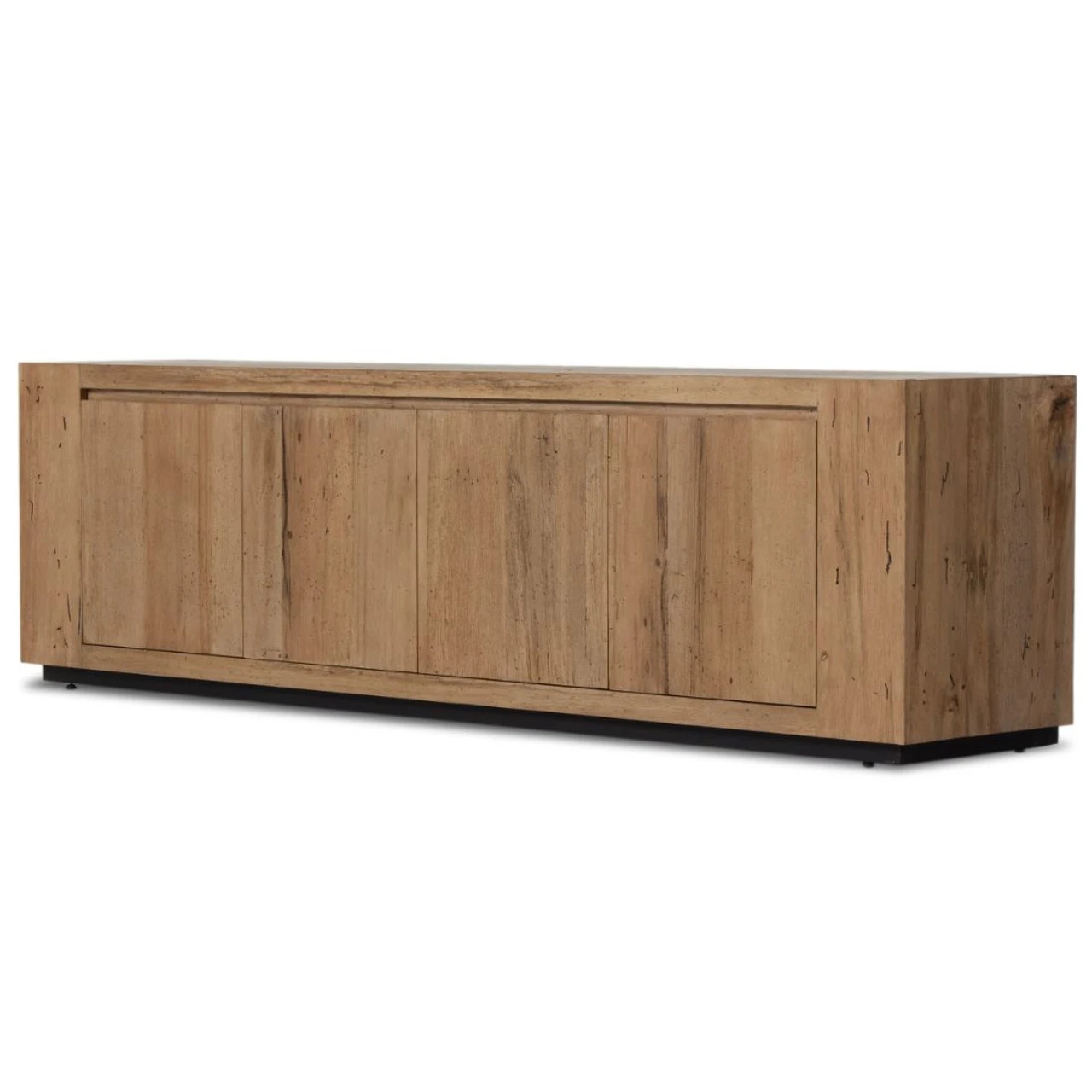 Abaso Rustic Oak 4-Door Media Console 94" 3 Abaso Rustic Oak 4-Door Media Console 94"