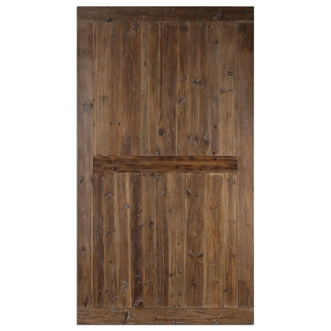 Salvaged Wood Double Trestle Dining Table 76" 7 Salvaged Wood Double Trestle Dining Table 76" - Image 5