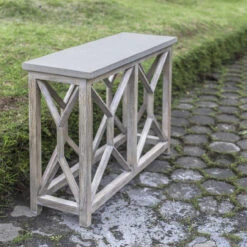 Catali Stone Top Console Sofa Table -Famous Furniture Shop 25811 7 29757.1493253414