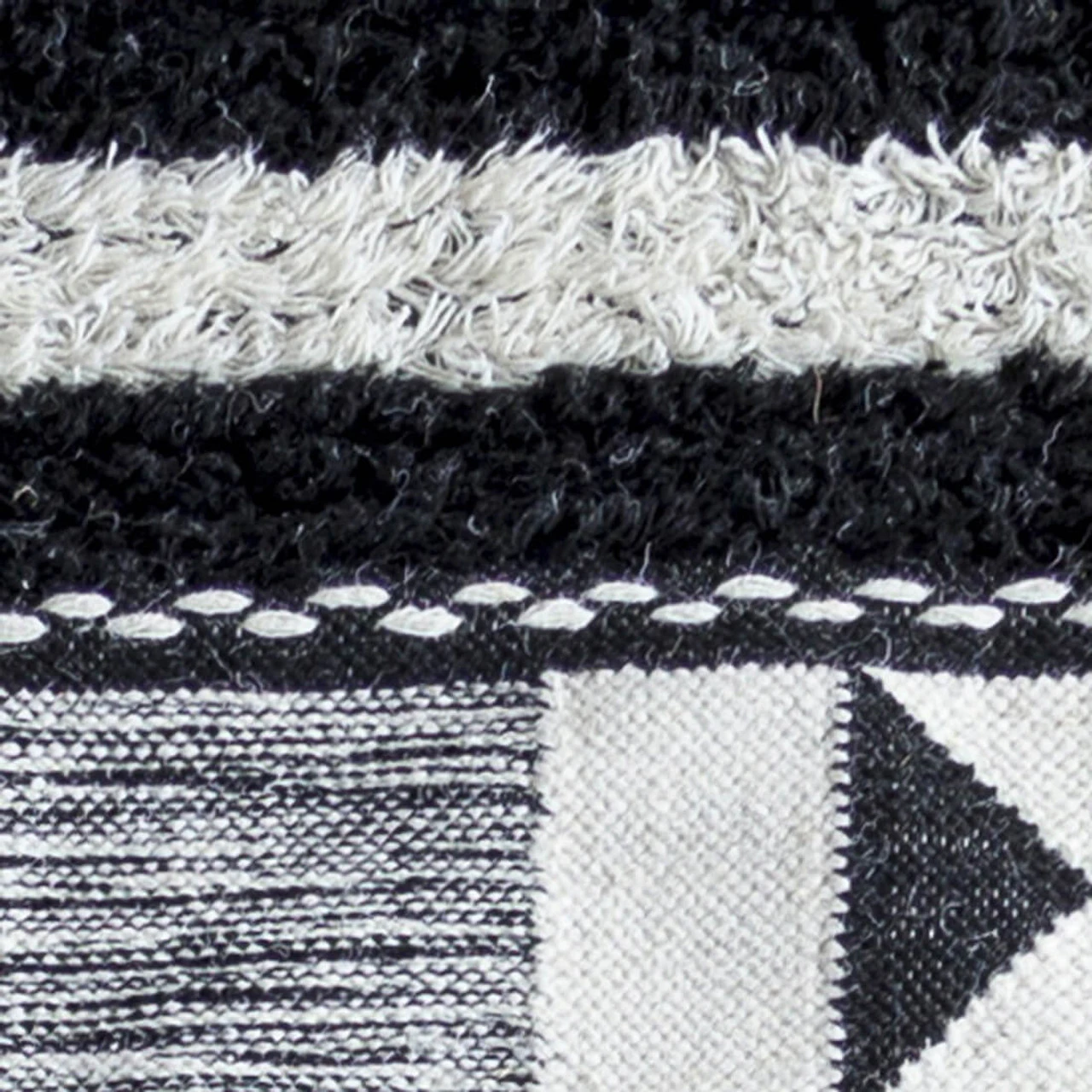 Tribal Moroccan Kilim Shag Area Rugs 5 Tribal Moroccan Kilim Shag Area Rugs - Image 3