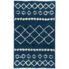 Bohemian Prussian Blue Shag Area Rugs