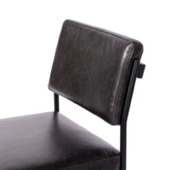 Benton Sonoma Black Leather Dining Chair -Famous Furniture Shop 305179D0 420B 4589 A2D3 EB3E488E021F 1 201 a 24332.1694619577