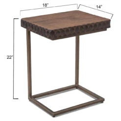 Anna Modern Solid Wood Two-Toned Side Table -Famous Furniture Shop 3277EFCF BF0C 46A3 9A9C A7829848DA3E 1 201 a 46975.1715191085