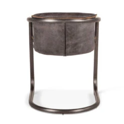 Industrial Loft Metal And Leather Dining Chair In Antique Ebony -Famous Furniture Shop 4C19E3BD E639 4268 AA16 846637F8C2E5 1 201 a 66494.1698774793