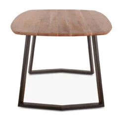 Salerno Acacia Wood And Iron Dining Table Natural 82" -Famous Furniture Shop 4E7F8346 40AB 4453 8EF5 9F176414664B 1 201 a 61765.1715784012